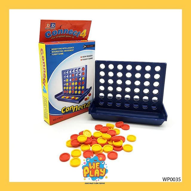WE PLAY พร้อมส่ง เกมบิงโกหยอดเหรียญ 4 In a Line Connect 4 เก