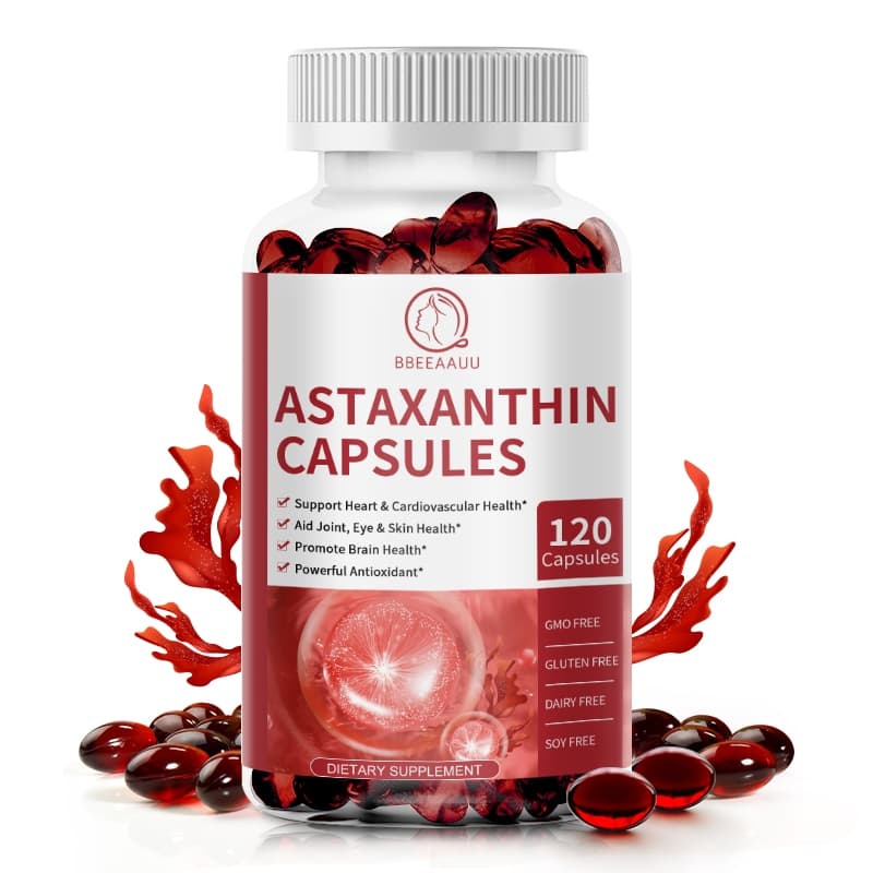 BBEEAAUU Beau Astaxanthin 120 แคปซูล Capsules แอสตาแซนธิน สารสกัดจาก สาหร่ายสีแดง สาหร่ายฮีมาโตค็อกคัส พลูวิเอลิส https://lnwchill.com