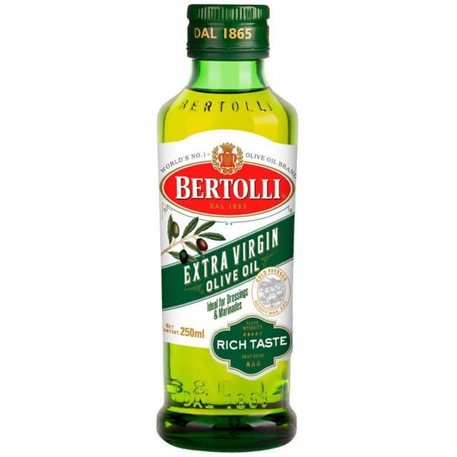 เบอร์ทอลลีน้ำมันมะกอกเอ็กซ์ตร้าเวอร์จิ้น 250มล. Bertolli Ext