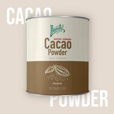 Llamito Organic Cacao Powder (250กรัม) ผงคาเคา ออร์แกนิค ยามิโตะ