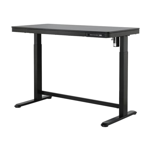 Index Living Mall โต๊ะปรับไฟฟ้า โต๊ะทํางานปรับระดับไฟฟ้า รุ่นแสตนเลย์ พลัส ขนาด 120 ซม. - สีดำ โต๊ะทํางานปรับระดับไฟฟ้า โต๊ะไฟฟ้า โต๊ะทำงานไฟฟ้า ผลิตจากวัตถุดิบคุณภาพ แข็งแรงทนทาน