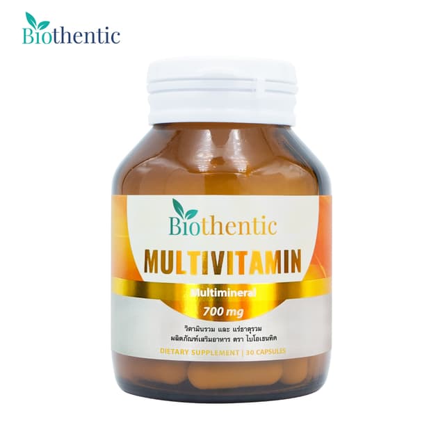 วิตามินรวม และ แร่ธาตุรวม x 1 ขวด ไบโอเธนทิค Multivitamin an