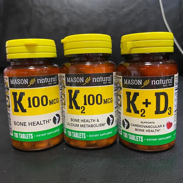 Mason Natural รวมวิตามิน เค vitamin K/K2/K2+D3✅