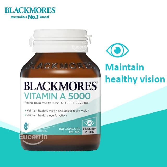 Blackmores Vitamin A 5000IU Eye Care 150 Tablets แบล็คมอร์ ว