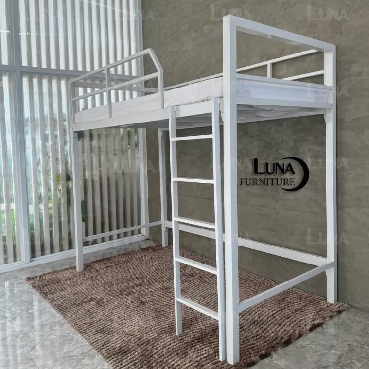 เตียง2ชั้น เตียงยกสูง บันไดแบบปีน เลือกได้ 3.5 ฟุต 5ฟุต 6ฟุต https://lnwchill.com