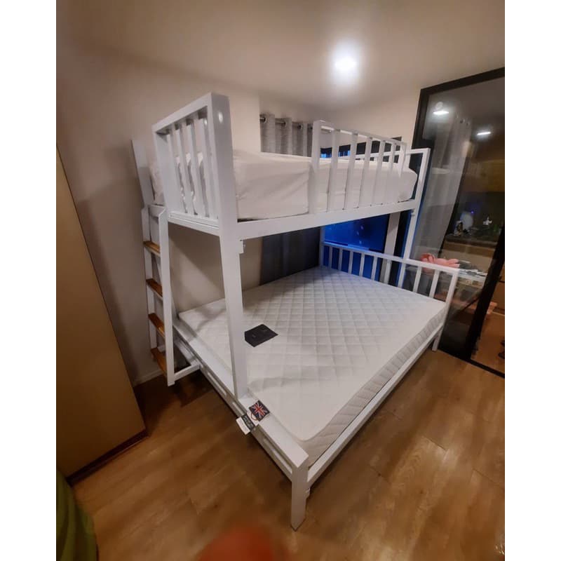 เตียงเหล็ก2 ชั้น 3.5’บน ล่าง5’,6’ เหล็กหนาแข็งแรง แถมรองไม้ จัดส่งฟรี https://lnwchill.com