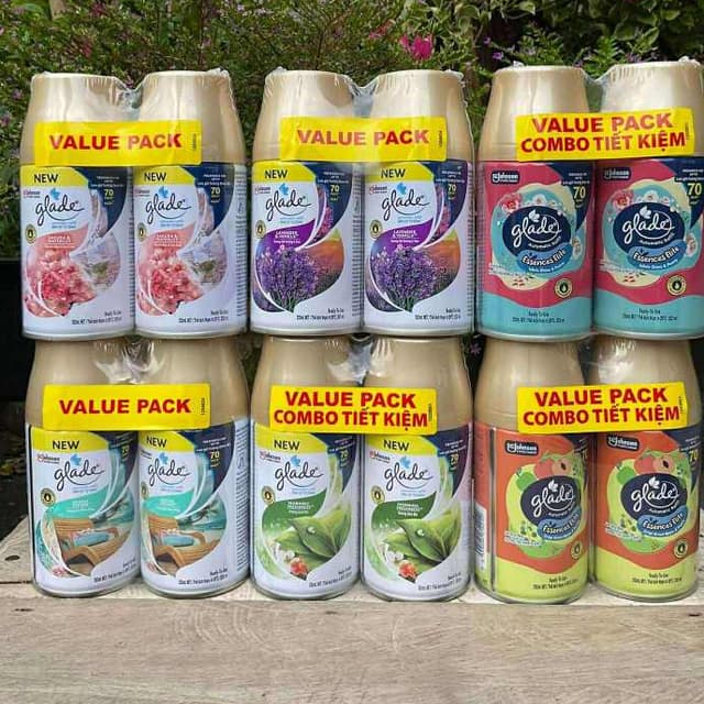🔥พร้อมส่ง4กลิ่น🔥แพคคู่สุดคุ้มGlade สเปรย์ปรับอากาศ ออโตเมต