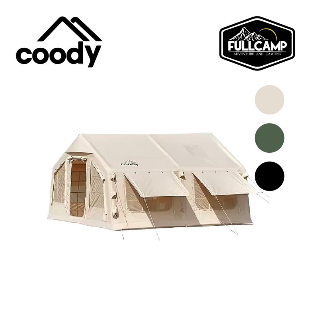 Coody เต็นท์ 13.68 รุ่น upgrade เต็นท์เสาลม "แถม rain cover " รับประกัน 5 ปี สินค้าพร้อมจัดส่ง https://lnwchill.com