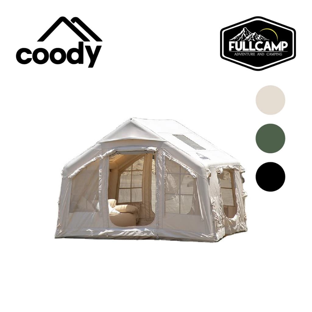 Coody เต็นท์ 8.0 รุ่น upgrade เต็นท์เป่าลม "แถม rain cover " รับประกัน 5 ปี สินค้าพร้อมจัดส่ง https://lnwchill.com