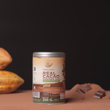 ผงคาเคา 100%  CACAO POWDER 100%จากสวนโกโก้เมืองน่าน