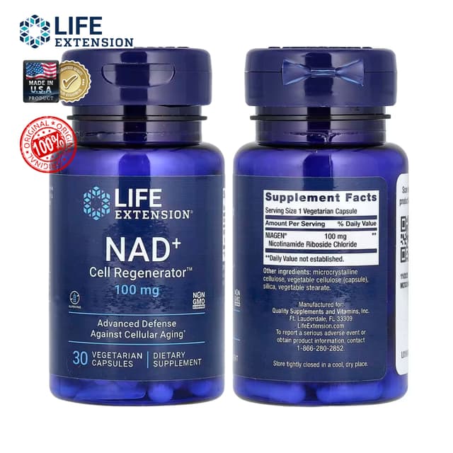 Life Extension | NAD+ Cell Regenerator 100mg | เสริมอาหารบำร
