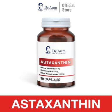 [Dr.Aum] ด็อกเตอร์ อั้ม แอสตาแซนธิน 6 มก Astaxanthin Complex + CoQ10 + Blood Orange Extract 6 mg