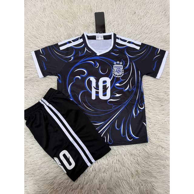 เสื้อบอลเด็กแขนสั้น ทีมอาร์เจนติน่าเบอร์10ชื่อแมสซี่ ปี2026ใ