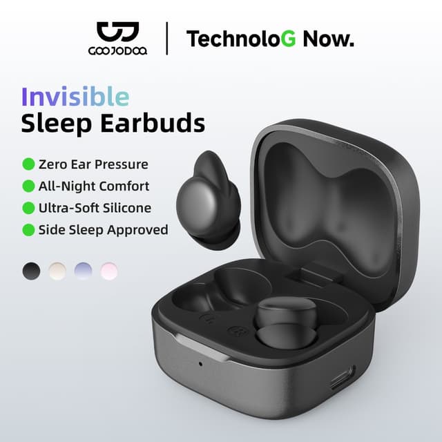 GOOJODOQ J243 หูฟังไร้สาย หูฟัง Bluetooth 5.3 หูฟังสำหรับการ