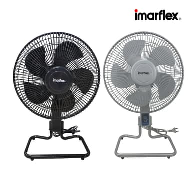 imarflex รุ่น IF-JD12 พัดลมอุตสาหกรรมตั้งโต๊ะ 12 นิ้ว 5 ใบพัด ที่ผสานความทนทานของมอเตอร์เกรดอุตสาหกรรมเข้ากับดีไซน์โมเดิร์น ให้พลังลมแรงและประหยัดไฟ