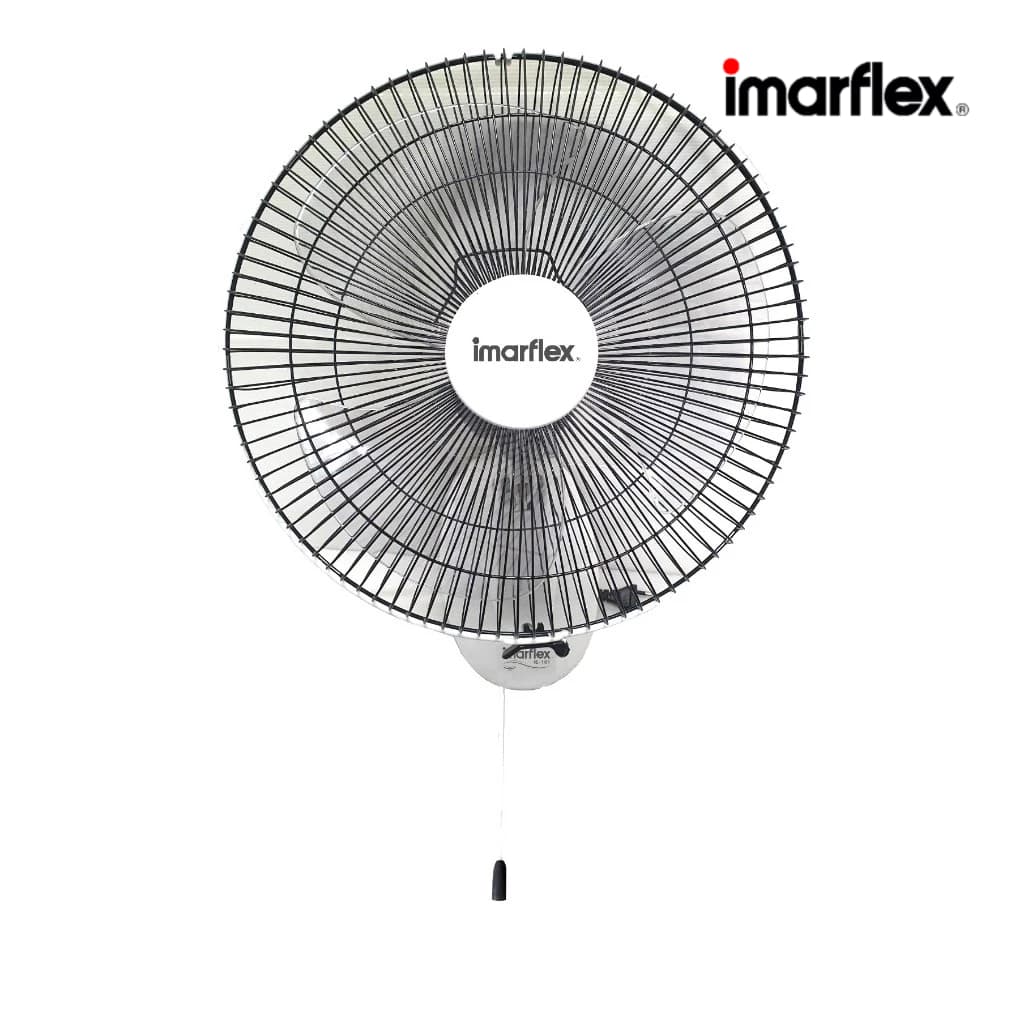 imarflex รุ่น IE-161 พัดลมติดผนัง ขนาด 16 นิ้ว ควบคุมการทำงานด้วยเชือก 1 เส้น พร้อมระบบความปลอดภัยเทอร์โมฟิวส์ https://lnwchill.com