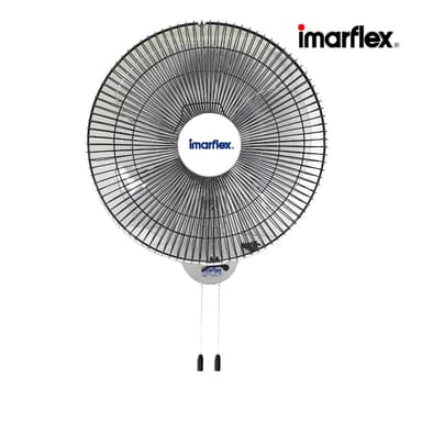 imarflex รุ่น IE-162 พัดลมติดผนังขนาด 16 นิ้ว แบบ 2 เชือก ควบคุมง่าย ให้ลมแรงสม่ำเสมอ เหมาะกับทุกพื้นที่ในบ้าน