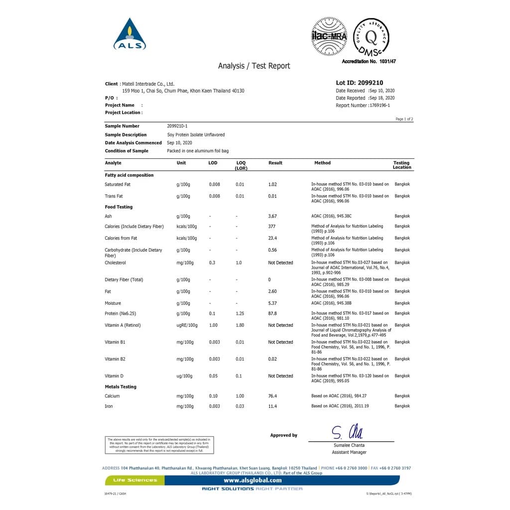MATELL Soy Protein Isolate ถั่วเหลือง ซอย โปรตีน ไอโซเลท https://lnwchill.com
