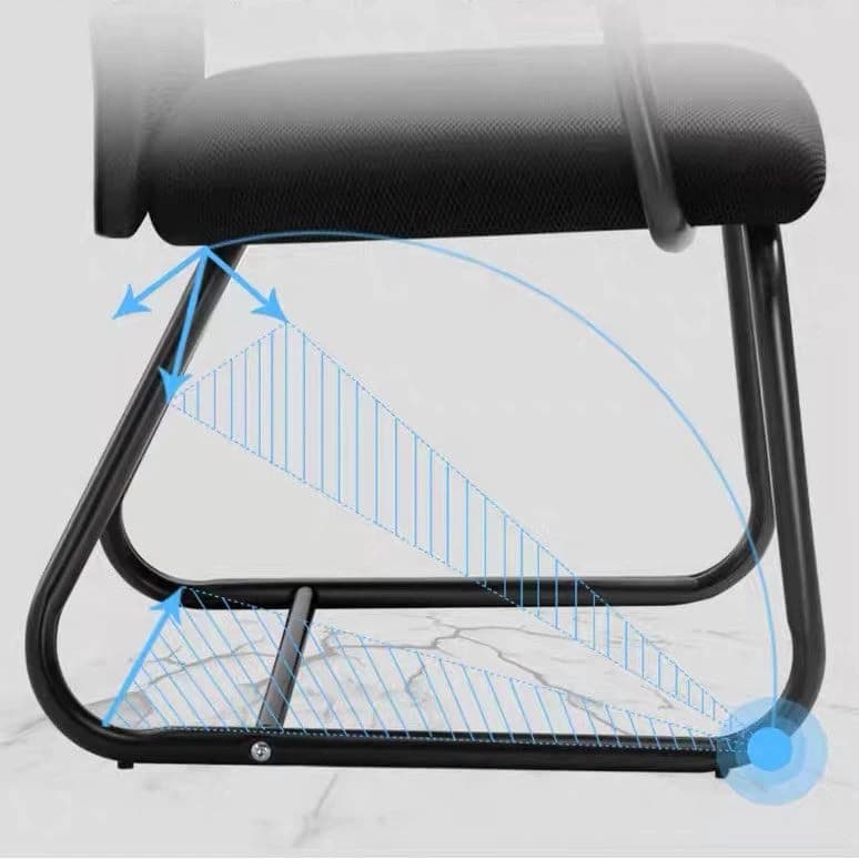 GoodLuck เก้าอี้ออฟฟิศ เก้าอี้สำนักงาน เก้าอี้สีดำ สีเทา พนักพิงโปร่งลม ระบายอากาศดีเยี่ยม ขาเหล็ก ทรงสูง ch4 https://lnwchill.com