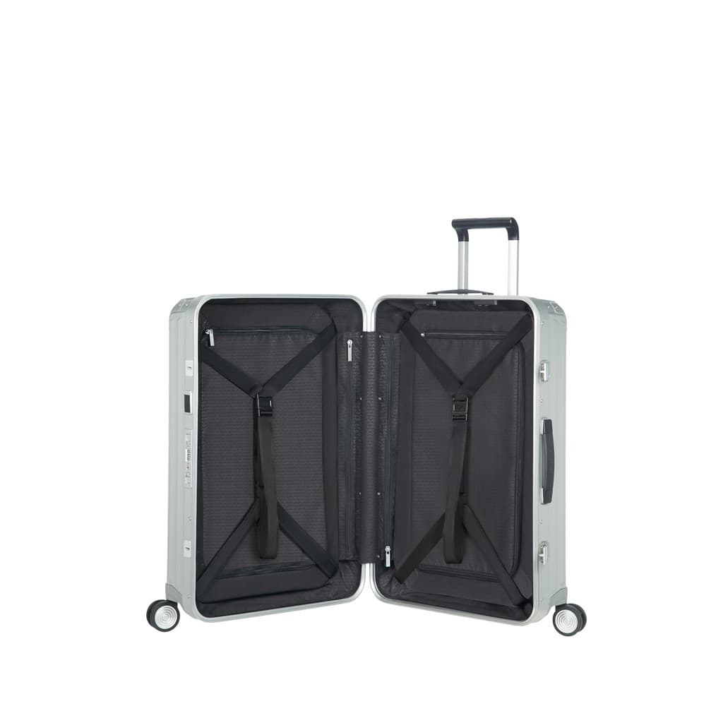 SAMSONITE รุ่น LITE-BOX ALU SPINNER 76/28 กระเป๋าเดินทางอลูมิเนียม 28 นิ้ว แบบเฟรมล็อก ดีไซน์หรูหรา ทนทาน ปกป้องสัมภาระเหนือระดับ https://lnwchill.com