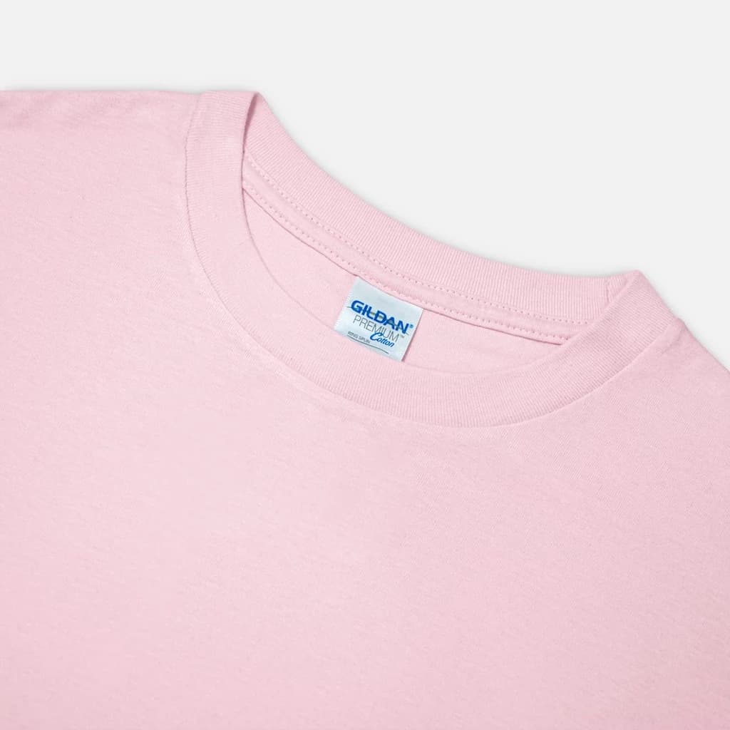 GILDAN® พรีเมี่ยม เสื้อยืดแขนสั้น - ชมพูอ่อน 20C https://lnwchill.com