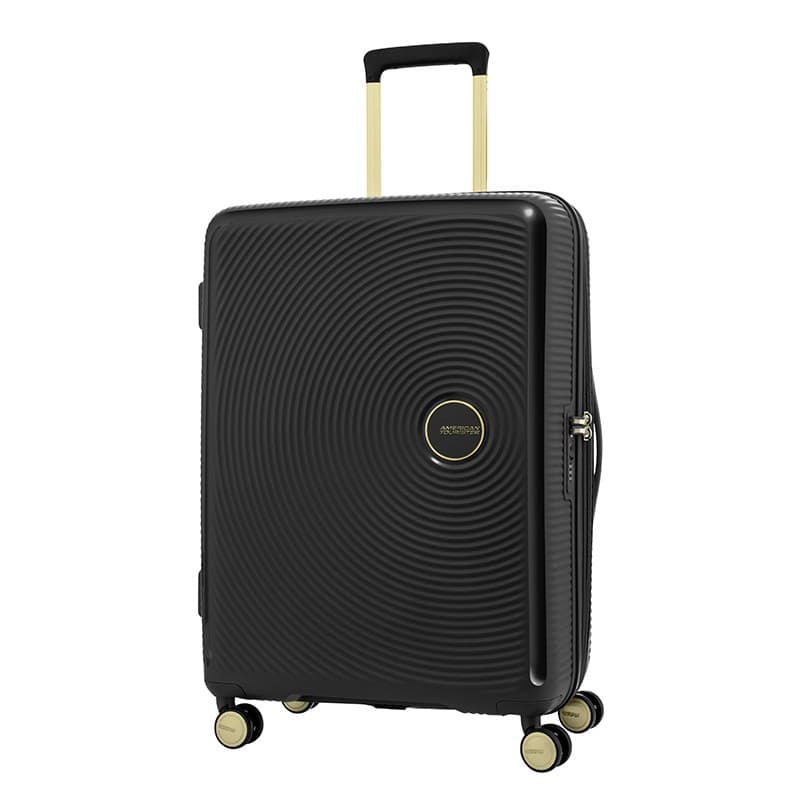 AMERICAN TOURISTER รุ่น CURIO SPINNER 69/25 EXP TSA กระเป๋าเดินทางล้อลาก 25 นิ้ว ล้อทอง วัสดุ HS Polypropylene ทนทานพร้อมฟังก์ชันขยายความจุ https://lnwchill.com