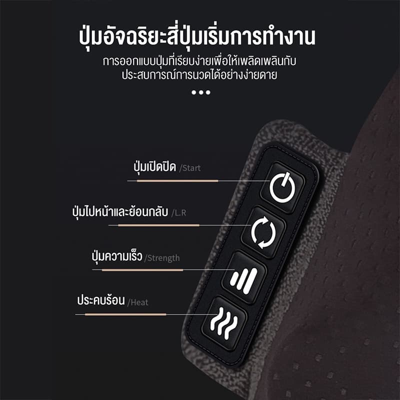 XUTI เบาะนวดอเนกประสงค์ ผ่อนคลายกล้ามเนื้อ ส่วนหัว หลัง บอระเพ็ดประคบร้อน (พร้อมส่ง) https://lnwchill.com