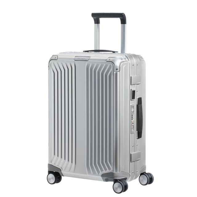 SAMSONITE รุ่น LITE-BOX ALU SPINNER 55/20 กระเป๋าเดินทางอลูมิเนียม 20 นิ้ว แบบเฟรมล็อก ทนทานหรูหรา สำหรับนักเดินทางที่ต้องการความเหนือระดับ