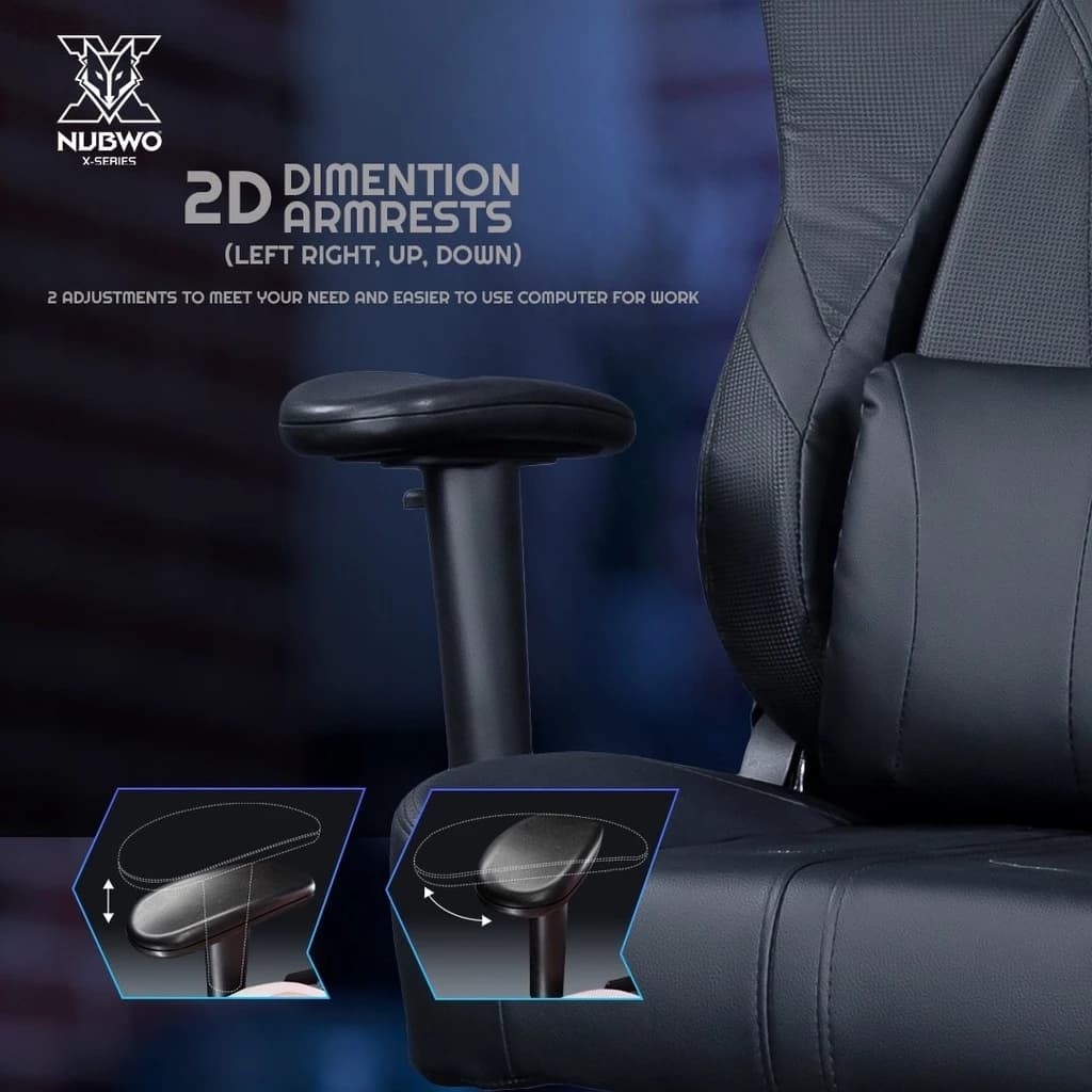 NUBWO เก้าอี้ทำงาน เก้าอี้เกมมิ่งเพื่อสุขภาพ Gaming Chair E-Sport เก้าอี้สีดำ เก้าอี้สีชมพู นุ่มสบาย ตามหลักสรีระศาสตร์ เก้าอี้เกมมิ่ง เก้าอี้เพื่อสุขภาพ ปรับเอนได้ 180 องศา รุ่น X115 https://lnwchill.com