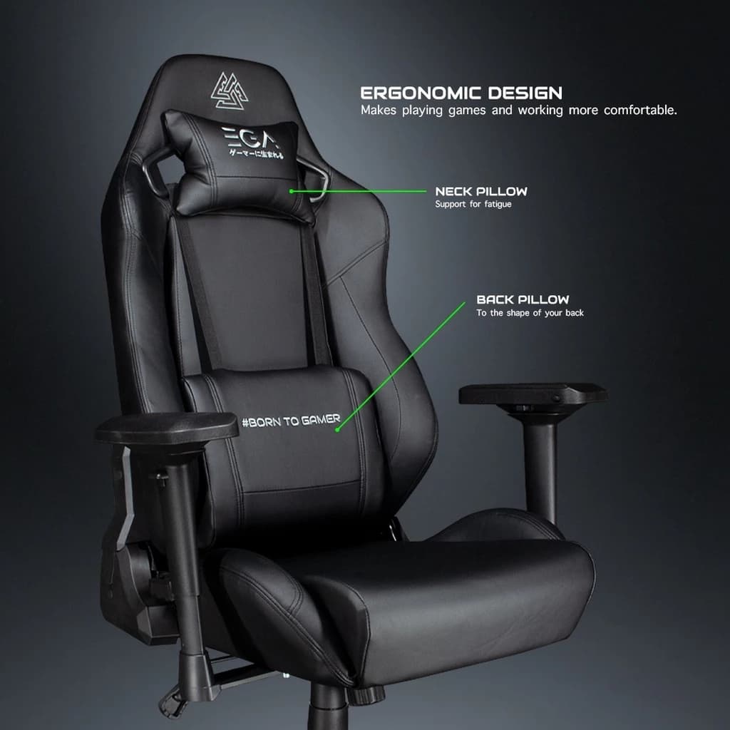 EGA เก้าอี้เกมมิ่ง เก้าอี้สีแดง สีขาว สีดำ เก้าอี้เกมมิ่งเพื่อสุขภาพ Ergonomic ดีไซน์สไตล์ เบาะนุ่ม เก้าอี้ทำงาน รุ่น TYPE G6 ประกัน 3 ปี Gaming Chair E-Sport รองรับน้ำหนักได้ดี 120-150 Kg. https://lnwchill.com
