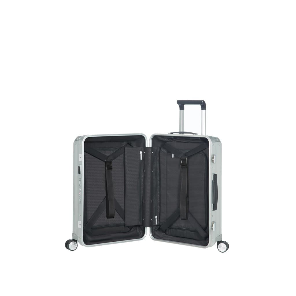 SAMSONITE รุ่น LITE-BOX ALU SPINNER 55/20 กระเป๋าเดินทางอลูมิเนียม 20 นิ้ว แบบเฟรมล็อก ทนทานหรูหรา สำหรับนักเดินทางที่ต้องการความเหนือระดับ https://lnwchill.com