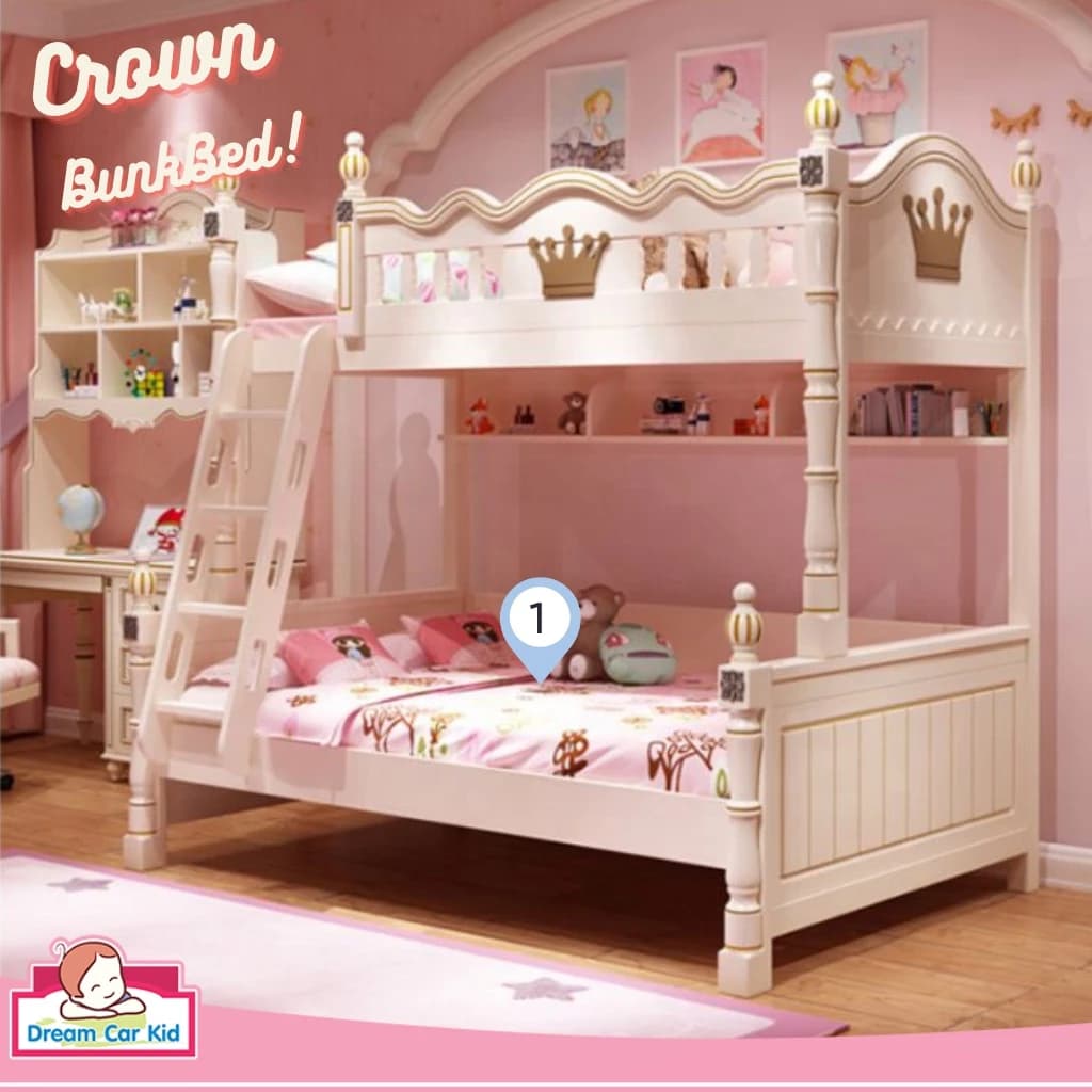 เตียง2ชั้น รุ่น Crown ขนาด4ฟุต https://lnwchill.com