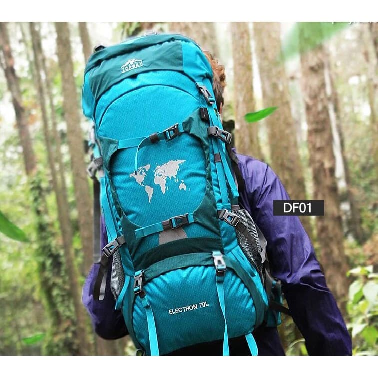 DF01 Topsky ขนาด 70+10 L (เสริมโครง) เป้กันน้ำ หิมะ ลม สะพายหลังขนาดใหญ่ ฟังค์ชั่นครบ รับน้ำหนัก ทนทาน คุณภาพพรีเมี่ยม https://lnwchill.com