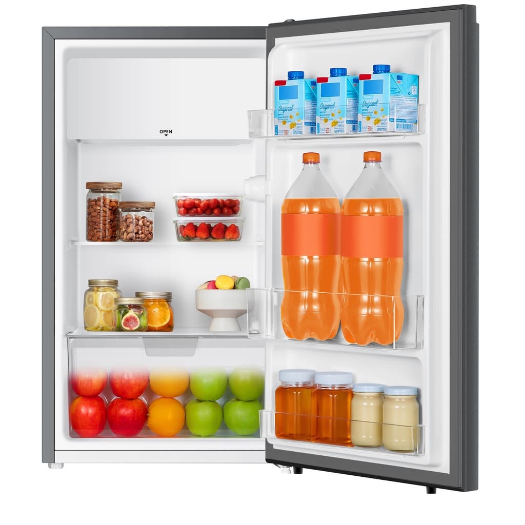 Electrolux รุ่น EUM0930AD - TH ตู้เย็นมินิบาร์ 1 ประตู ขนาด 94 ลิตร สีเงิน Silver สวยหรู ชั้นวางกระจกนิรภัย ประหยัดไฟเบอร์ 5 แช่เย็นจุใจ เหมาะกับทุกมุมห้อง https://lnwchill.com