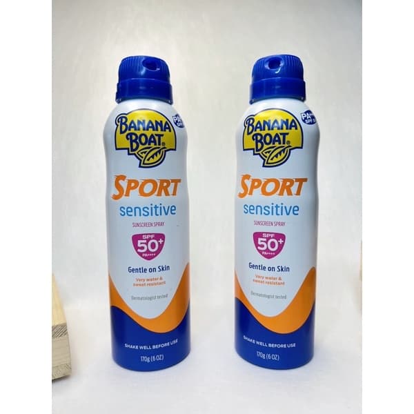 Banana Boat Sport Sensitive Sunscreen Spray SPF50+ PA++++ (170 g.) STS22 https://lnwchill.com