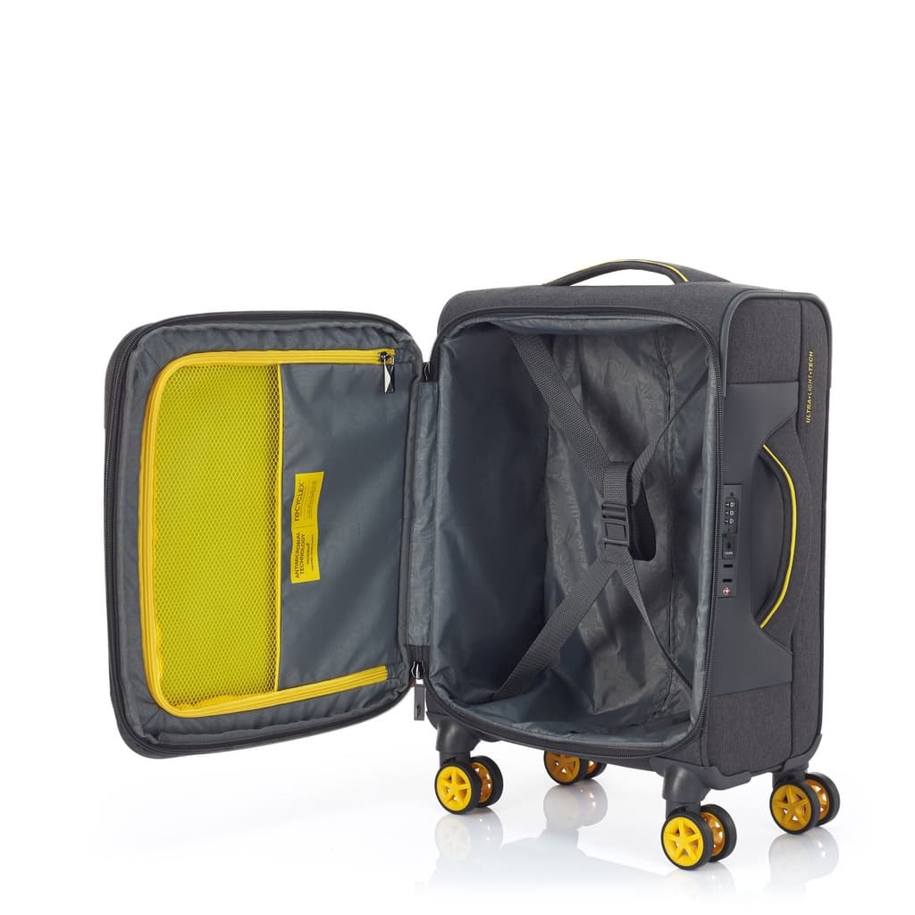 AMERICAN TOURISTER รุ่น DROYCE SPINNER 55/20 EXP TSA กระเป๋าเดินทางล้อลาก 20 นิ้ว น้ำหนักเบาพิเศษ พร้อมซิปนิรภัยและฟังก์ชันขยายความจุ https://lnwchill.com