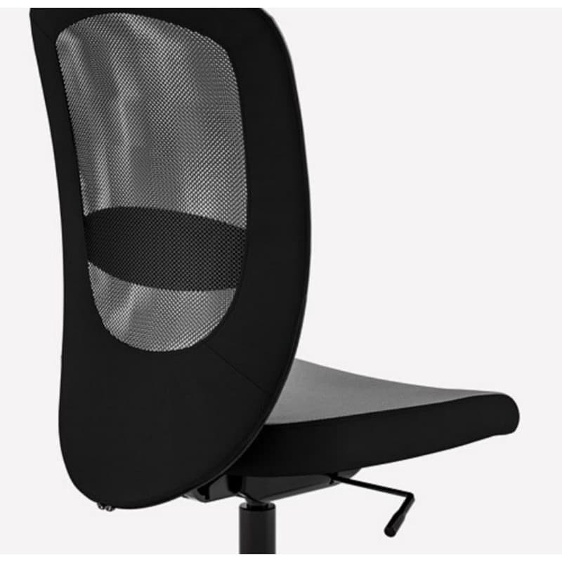 IKEA รุ่น FLINTAN เก้าอี้ทำงาน เก้าอี้สีดำ เก้าอี้นั่งทำงาน ระบายอากาศดีเยี่ยม https://lnwchill.com