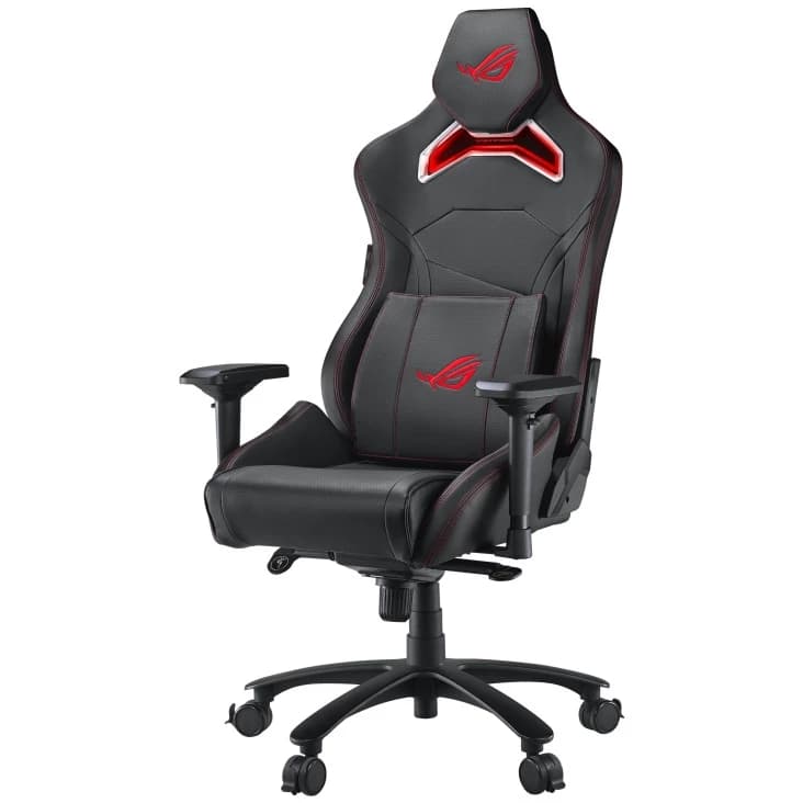ASUS ROG Gaming Gear รุ่น Chariot Gaming Chair เก้าอี้เกมมิ่ง เกรดพรีเมี่ยม เก้าอี้สีดำ SL300C RGB BLACK เก้าอี้เกมมิ่งไฟRGB เก้าอี้พนักพิงสูง 90GC00E0-MSG010 https://lnwchill.com