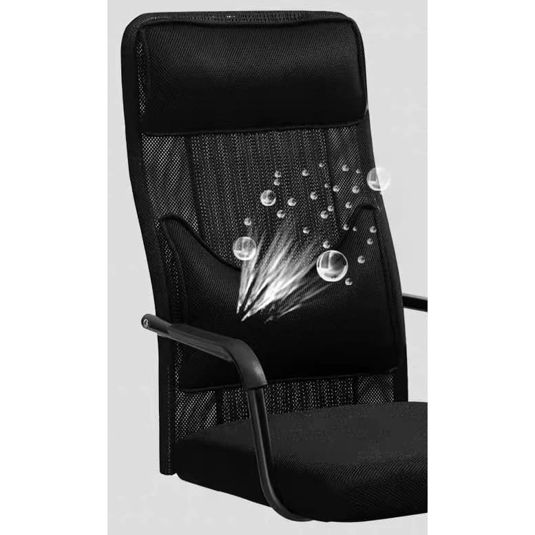 GoodLuck เก้าอี้ออฟฟิศ เก้าอี้สำนักงาน เก้าอี้สีดำ สีเทา พนักพิงโปร่งลม ระบายอากาศดีเยี่ยม ขาเหล็ก ทรงสูง ch4 https://lnwchill.com