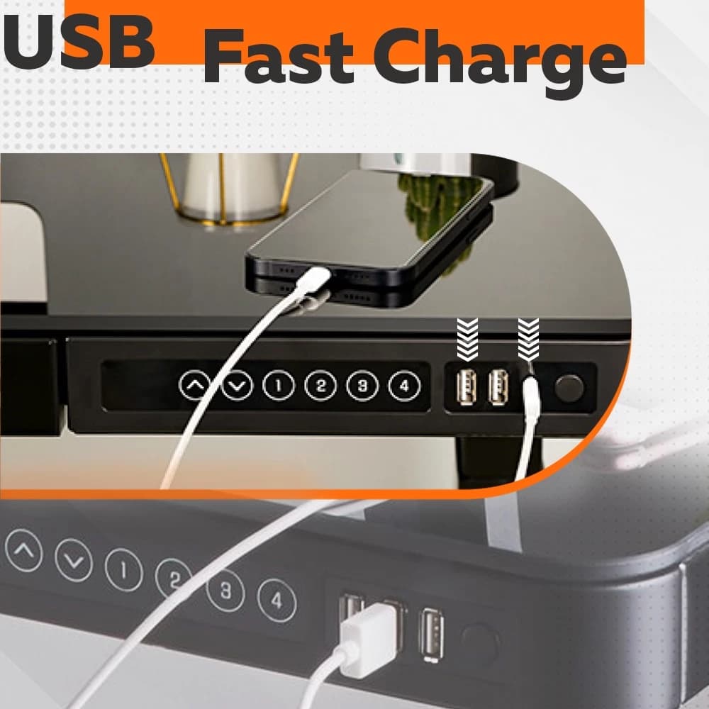 Ergotrend โต๊ะไฟฟ้าเออร์โกเทรน ยืน-นั่งทำงาน รุ่น Sit 2 Stand glass desk กระจกดำ ขนาด 60x120cm https://lnwchill.com