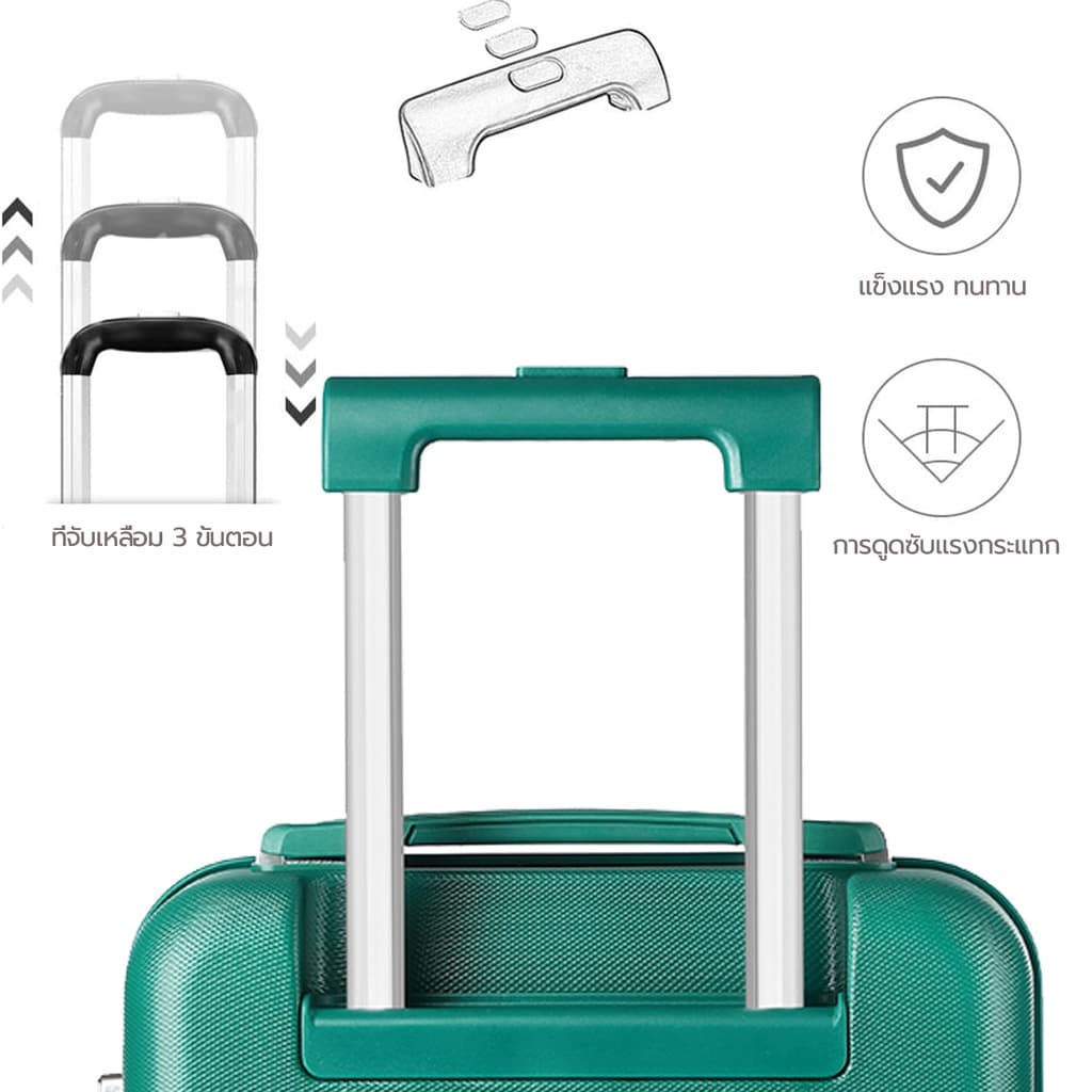 SeaChoice รุ่น Children's bag กระเป๋าเดินทางเด็กล้อลาก 19 นิ้ว 4 ล้อหมุน 360 องศา วัสดุ ABS แข็งแรง น้ำหนักเบาพิเศษ พร้อมซิป YKK ทนทาน https://lnwchill.com