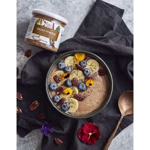 Organic Seeds รุ่น Cacao Powder ผงคาเคาออร์แกนิก 100% ขนาด 125 กรัม แหล่งรวมสารต้านอนุมูลอิสระและแมกนีเซียมเพื่อสุขภาพ https://lnwchill.com