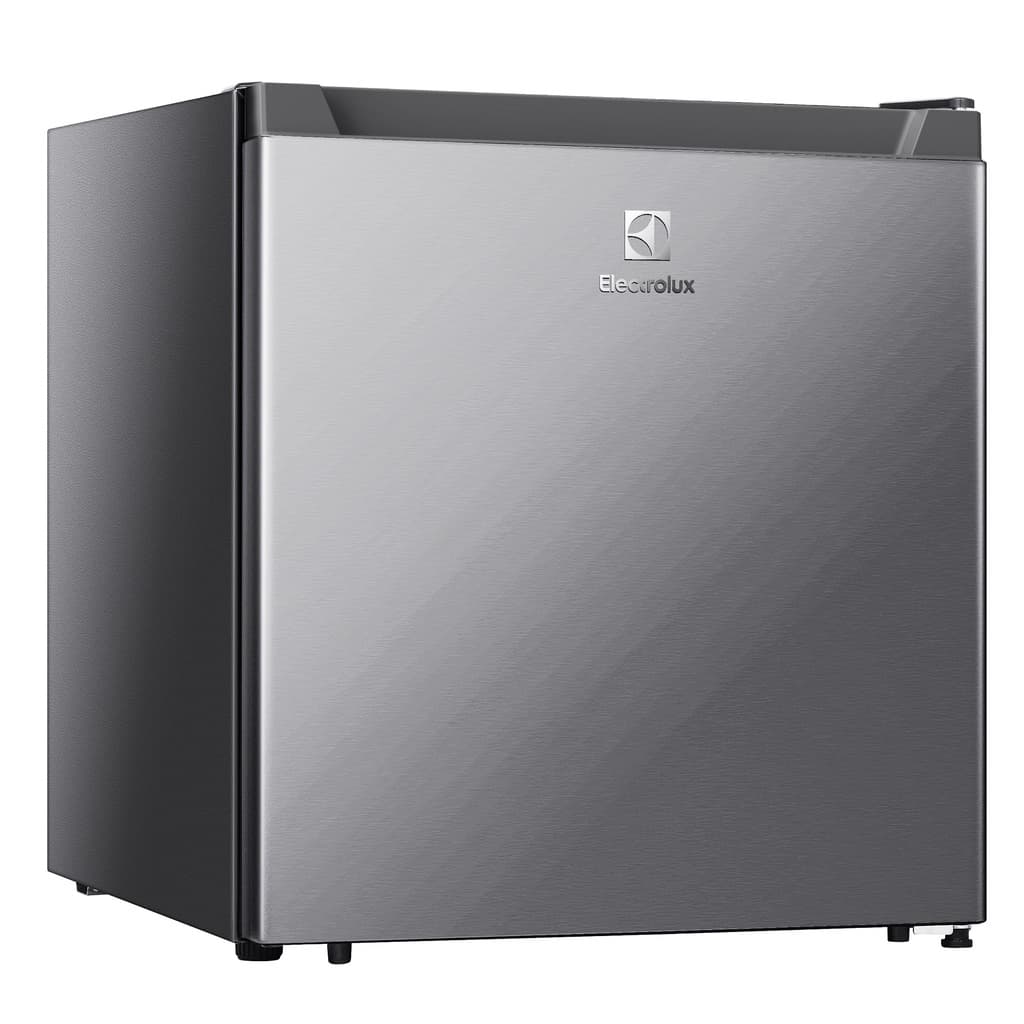 Electrolux EUM0500AD-TH ตู้เย็นมินิบาร์ 1.5 คิว (45 ลิตร) ดีไซน์ประตูสีเงินสแตนเลส พร้อมระบบละลายน้ำแข็งกึ่งอัตโนมัติ https://lnwchill.com