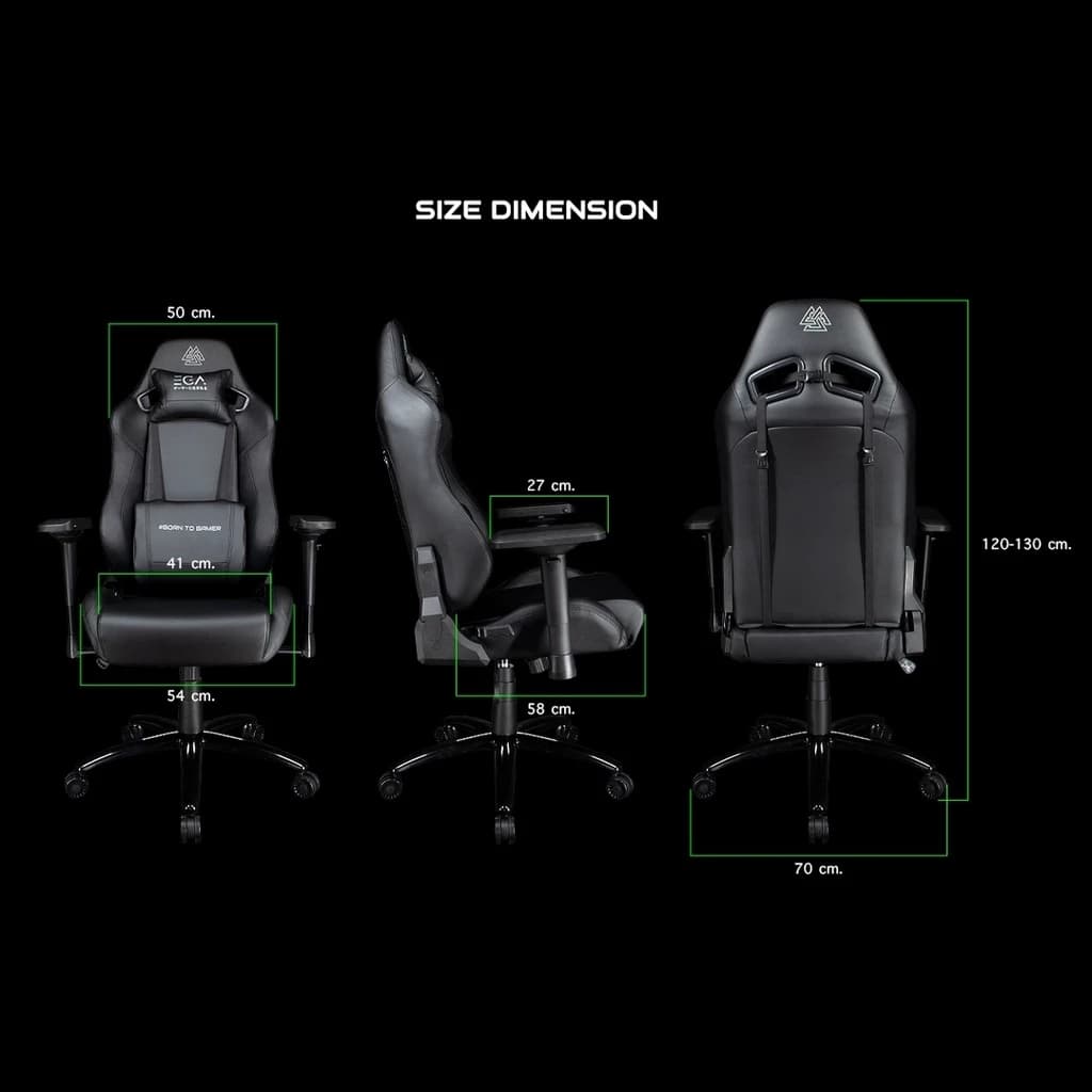 EGA เก้าอี้เกมมิ่ง เก้าอี้สีแดง สีขาว สีดำ เก้าอี้เกมมิ่งเพื่อสุขภาพ Ergonomic ดีไซน์สไตล์ เบาะนุ่ม เก้าอี้ทำงาน รุ่น TYPE G6 ประกัน 3 ปี Gaming Chair E-Sport รองรับน้ำหนักได้ดี 120-150 Kg. https://lnwchill.com