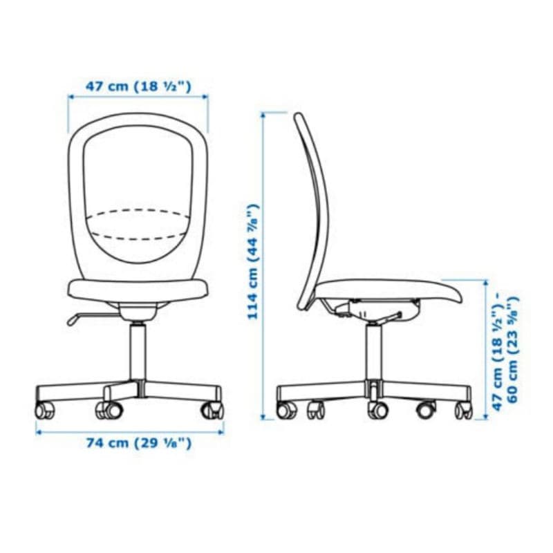 IKEA รุ่น FLINTAN เก้าอี้ทำงาน เก้าอี้สีดำ เก้าอี้นั่งทำงาน ระบายอากาศดีเยี่ยม https://lnwchill.com
