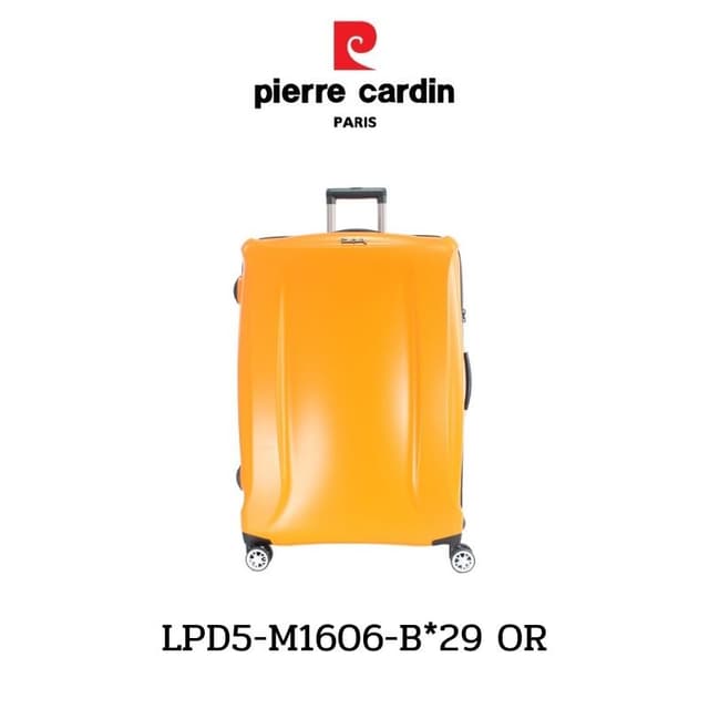 Pierre Cardin รุ่น LPD5-M1606-B กระเป๋าเดินทางโพลีคาร์บอเนต ดีไซน์ทันสมัย น้ำหนักเบา พร้อมระบบล็อก TSA เพื่อความปลอดภัยสูงสุดในการเดินทางทุกรูปแบบ
