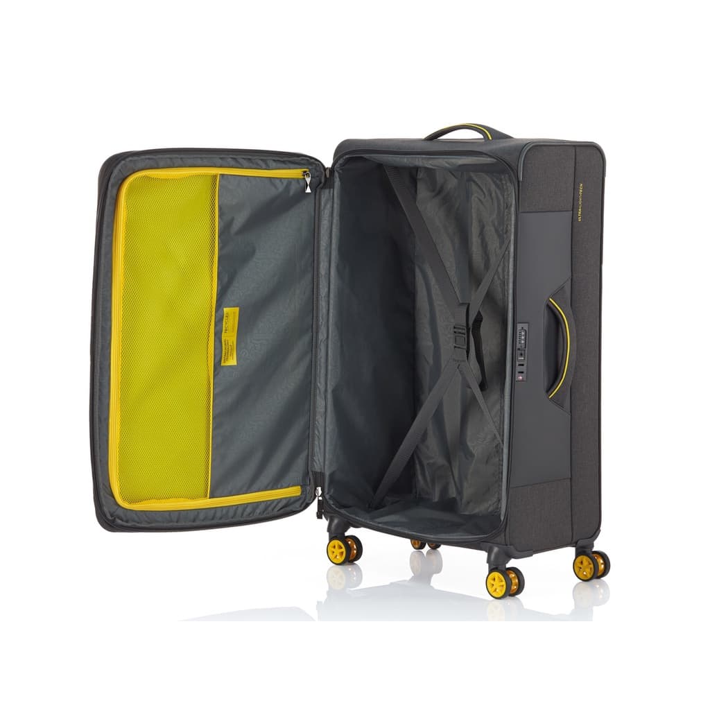 AMERICAN TOURISTER รุ่น DROYCE SPINNER 82/31 EXP TSA กระเป๋าเดินทางล้อลาก 31 นิ้ว น้ำหนักเบาพิเศษ พร้อมซิปนิรภัยและระบบขยายความจุ https://lnwchill.com