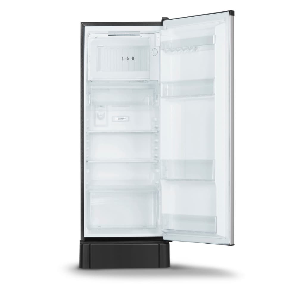 Toshiba GR-D187 ตู้เย็น 1 ประตู 6.4 คิว ระบบ Direct Cool ดีไซน์ Cube Series เย็นจัด ประหยัดไฟ ฐานตู้สูงปรับระดับได้ รับประกันคอมเพรสเซอร์ 10 ปี https://lnwchill.com