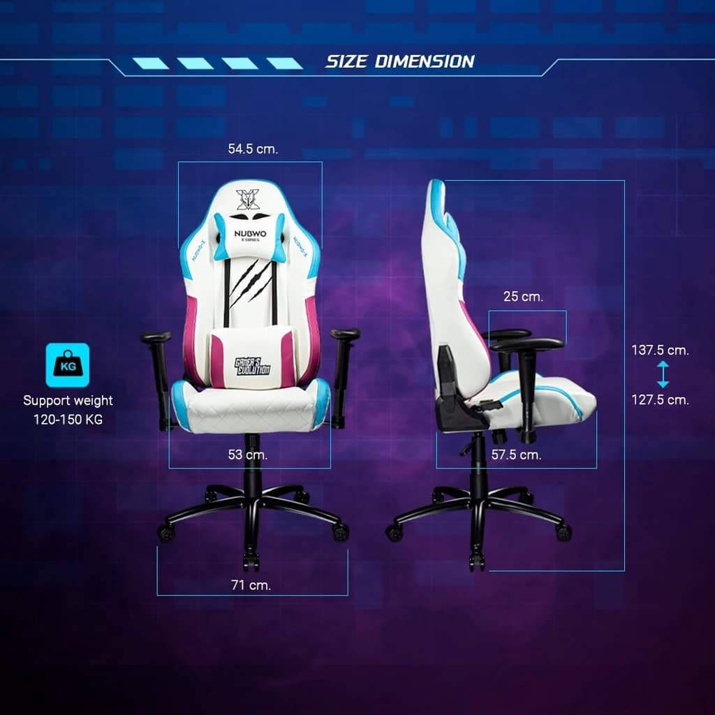 NUBWO เก้าอี้เกมมิ่ง เก้าอี้ทำงาน Gaming Chair Limited Edition ปรับเอนได้ 180 องศา ที่นั่งใหญ่ รุ่น X112 เก้าอี้เกมมิ่งเพื่อสุขภาพ E-Sport ลดอาการปวดเมื่อย https://lnwchill.com