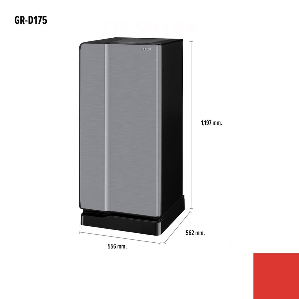 Toshiba > Curve GR-D175 > ตู้เย็น 1 ประตู 6.2 คิว ดีไซน์ Curve Live นวัตกรรมช่องแช่เย็นขนาดใหญ่และ Clip Reminder > เย็นทั่วถึง จัดเก็บง่าย ดีไซน์สวยลงตัวกับทุกห้อง https://lnwchill.com